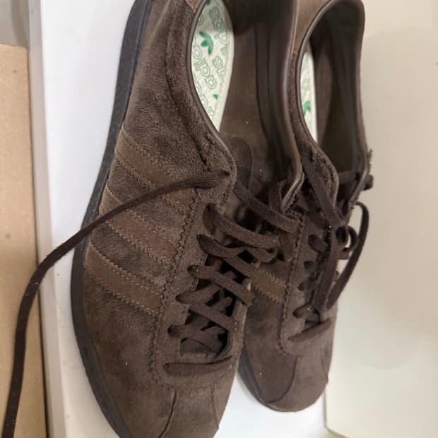 아디다스 토바코 그루엔 다크 브라운 스웨이드 285