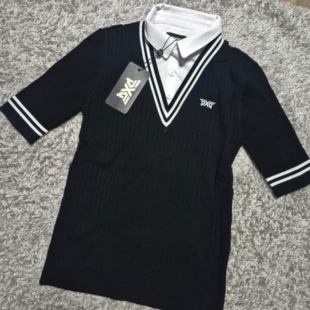 새상품)피엑스지골프티셔츠 PXG골프니트 골프카라니트