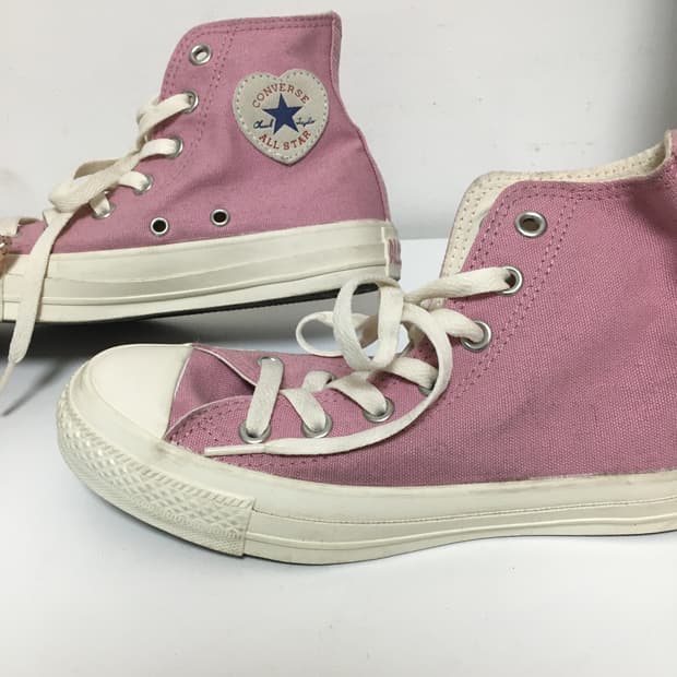 컨버스 척 테일러 올스타 하트패치 하이 오키드