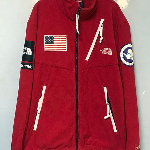 슈프림X노스페이스 안타르티카 남자후리스 XL 105