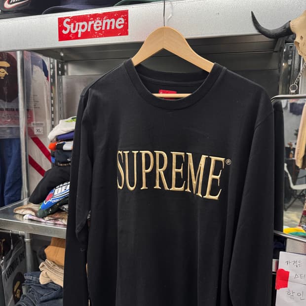 2016 aw supreme 롱슬리브긴팔 슈프림 