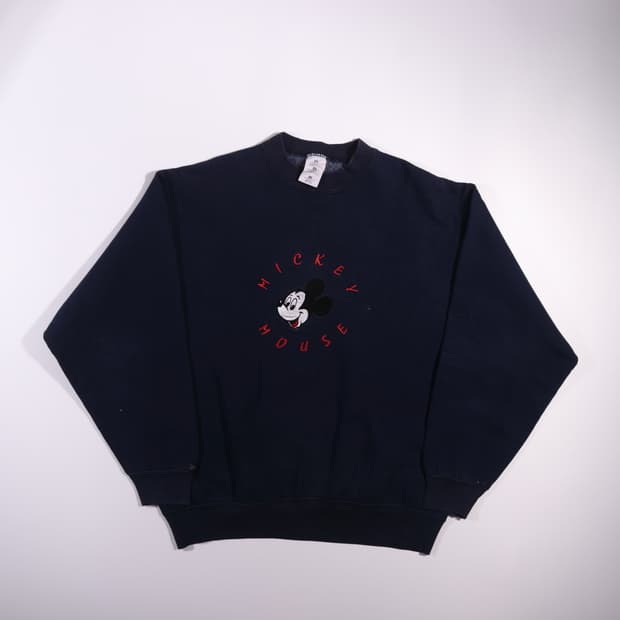 미카우스 자수 맨투맨 B463