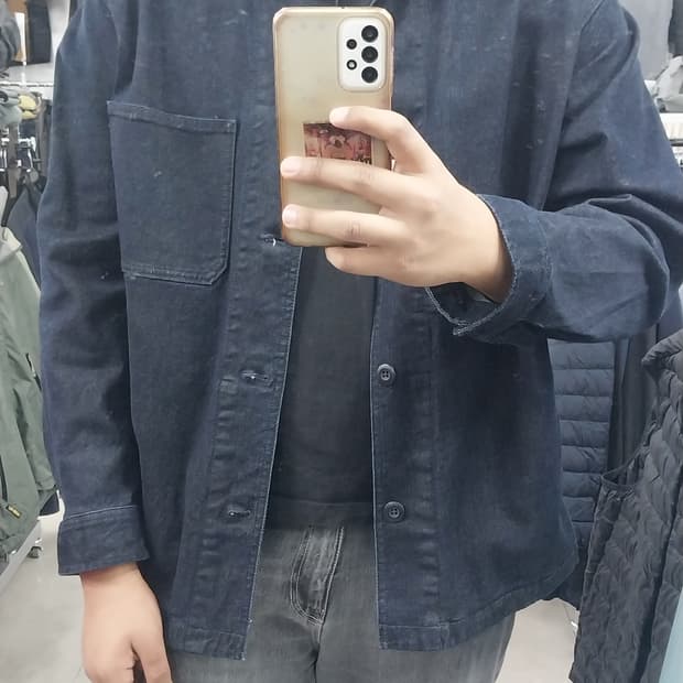 유니클로 청자켓 