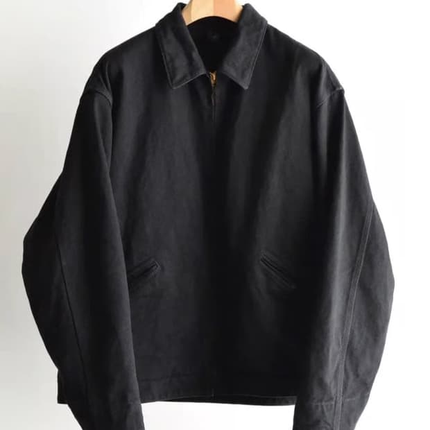 26ss 코모리 comoli 블랙 데님 집숏자켓 3