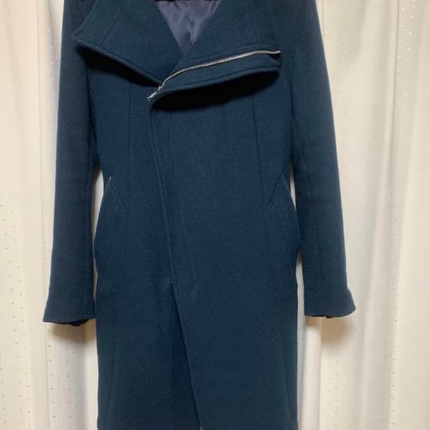 슈리셀 사선 울 코트