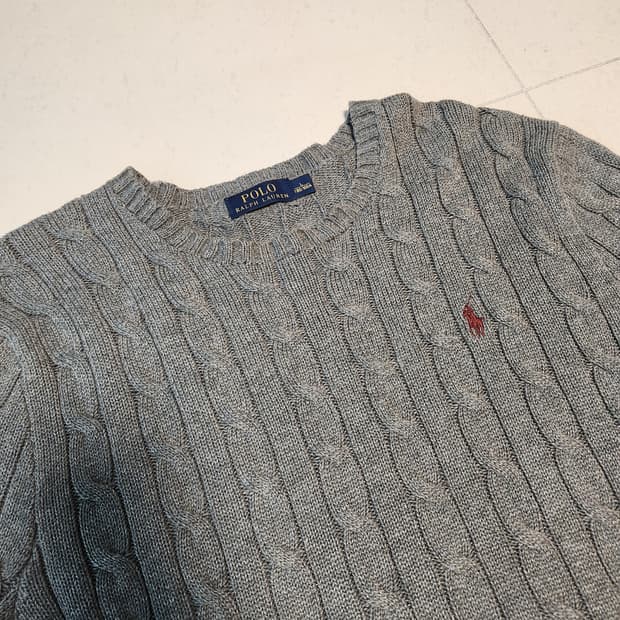 폴로 랄프로렌 케이블 니트