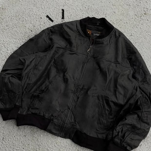 붐버 가죽자켓 