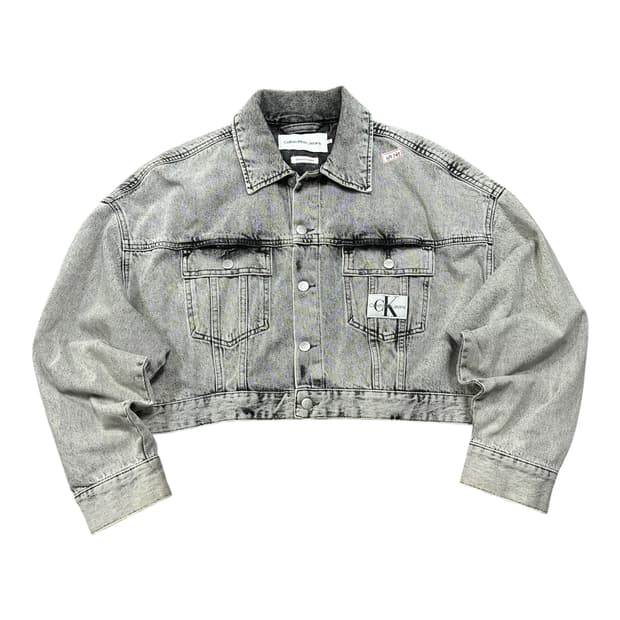 ✨ (바배) CK 캘빈클라인 오버사이즈 크롭 자켓