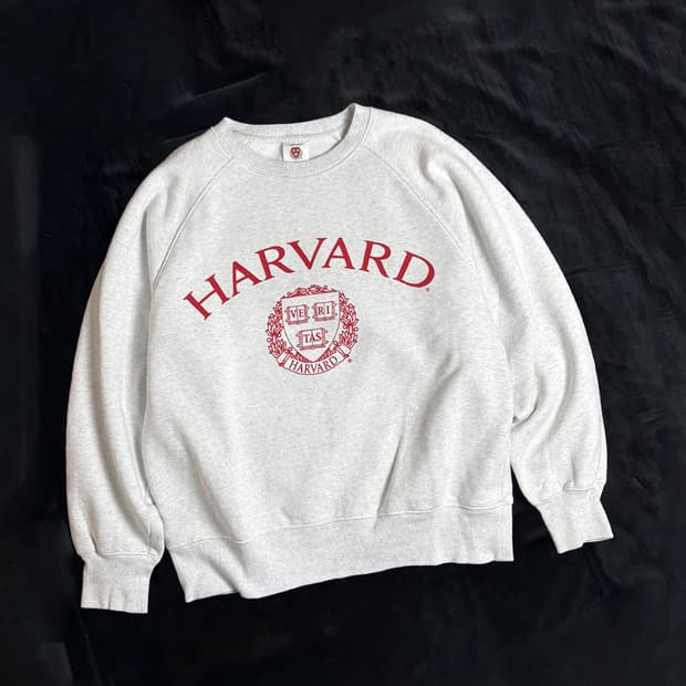 일본빈티지 HARVARD X GU 콜라보 맨투맨