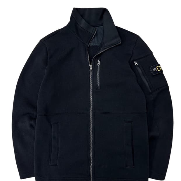 내셔널지오그래픽 기모 집업 블랙 (L)