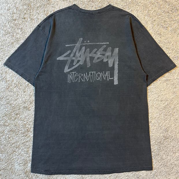 희귀) 스투시 STUSSY 피그먼트 워싱 반팔 티셔츠