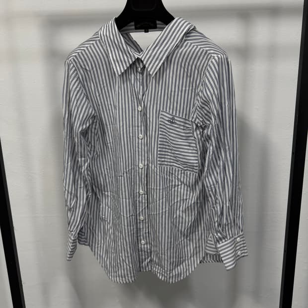 비비안웨스트우드 넥디테일 체크셔츠