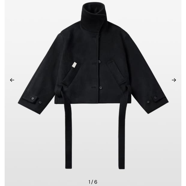 킴서울 하이넥 울 하프코트 구해요