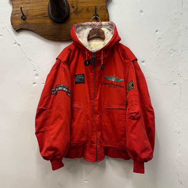 L) 90s Airborne Division Hooded Flight J