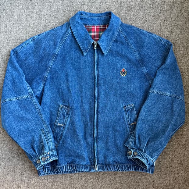 헤리티지플로스 데님블루종 CREST DENIM BLOUSON JACKET