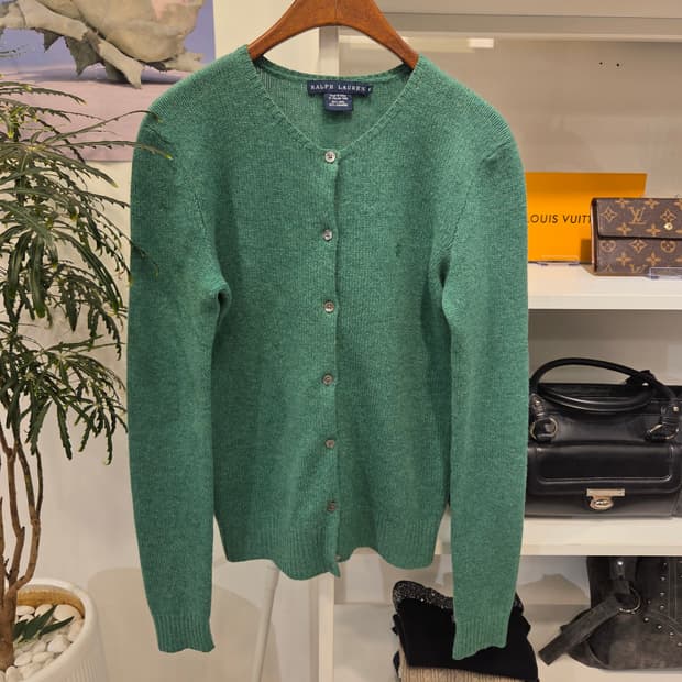 랄프로렌 캐시미어 블랜드 울 가디건