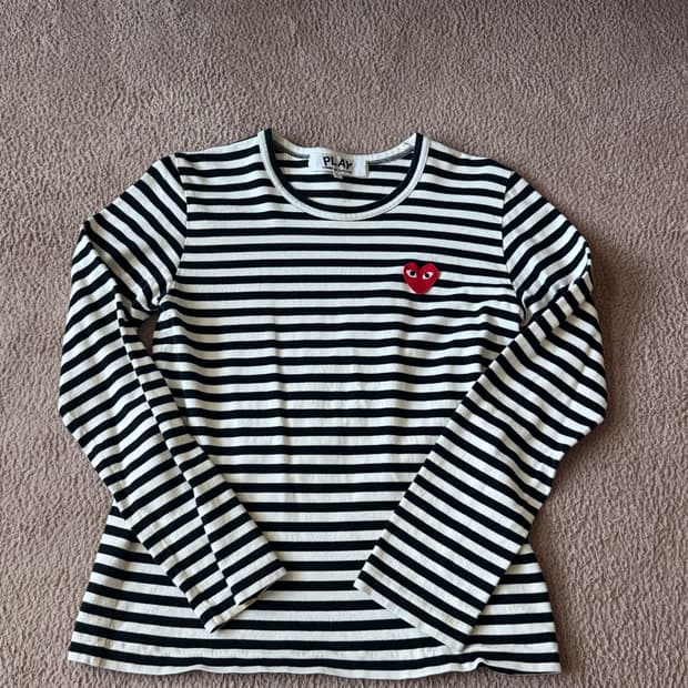 꼼데가르송 긴팔티 여성L