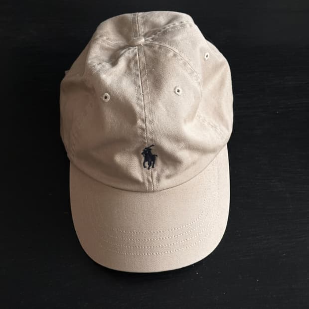 폴로 랄프로렌 베이지 볼캡