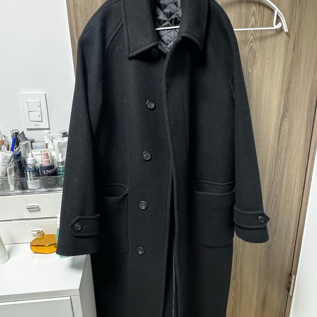 247시리즈 울 발마칸 코트 블랙 M