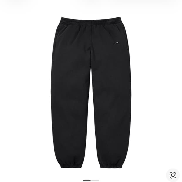 [M] 슈프림 스몰 박스 스웨트팬츠 블랙 - 25FW