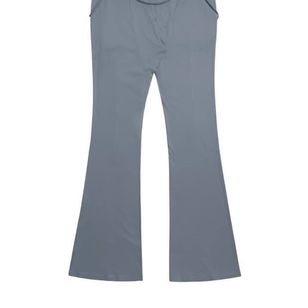 오호스 i:e Fluid Bootcut Pant 01 Stone Blue