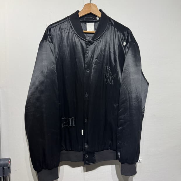 Fetch 블랙캣 사틴 바시티 자켓 xl