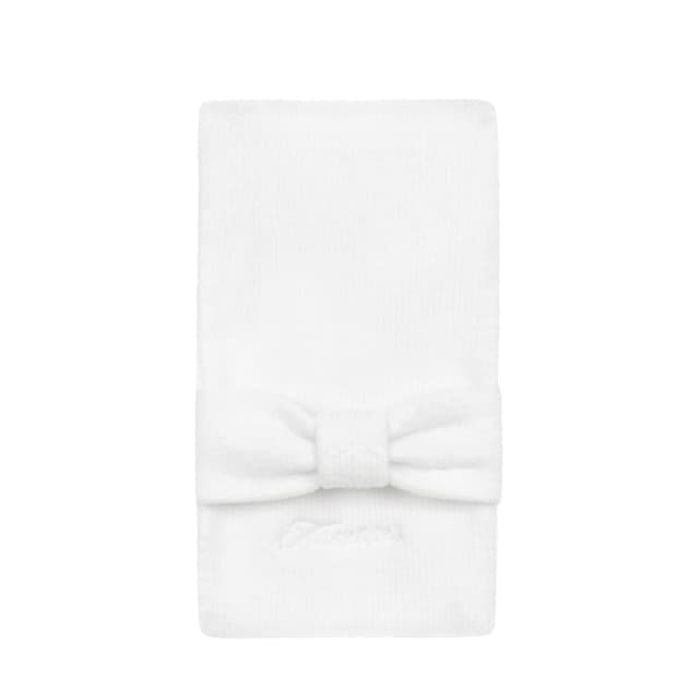 클리시어 베이비 리본 머플러 화이트