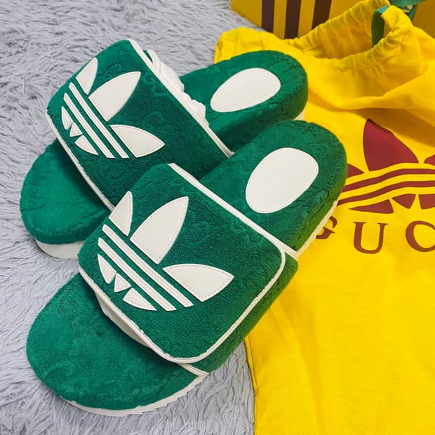 구찌 아디다스 슬리퍼