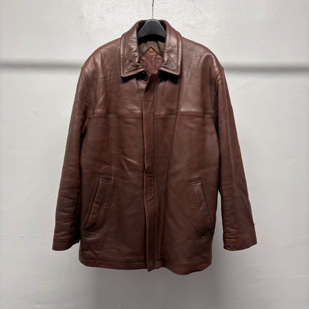 입생로랑 램스킨 레더 자켓