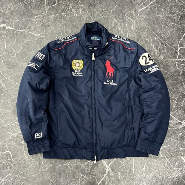 폴로랄프로렌 RL1 패디드 투웨이 레이싱 자켓