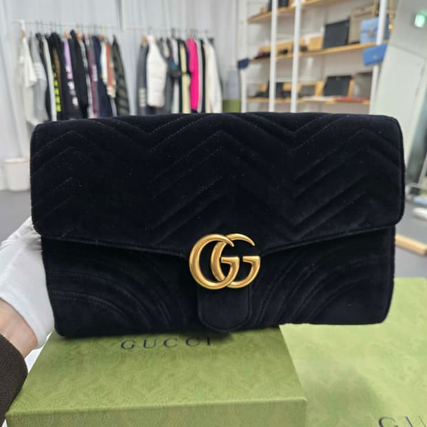 [40%할인] 구찌 마몬트 플랩 클러치백