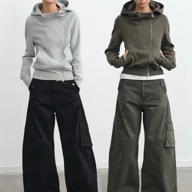 LINY LIBERTY 슬림핏 빅후드집업