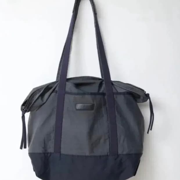 해칭룸 토트백 빈티지 네이비