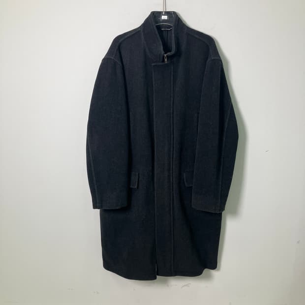 버버리 런던 울 하이넥 코트 