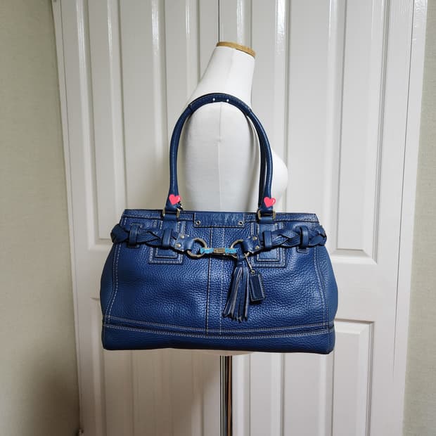 상태굿) 코치 해밀턴 페블레더 토트,숄더백