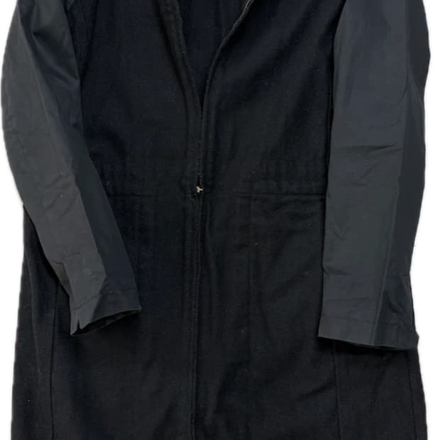 MM6 마르지엘라 하이넥 코트 