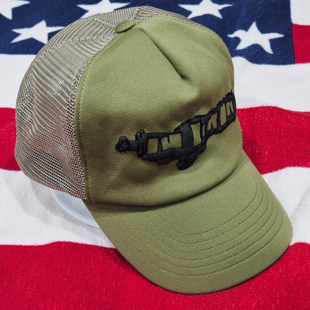 DSGN SWG 재팬 빈티지 매쉬캡 트러커햇 모자