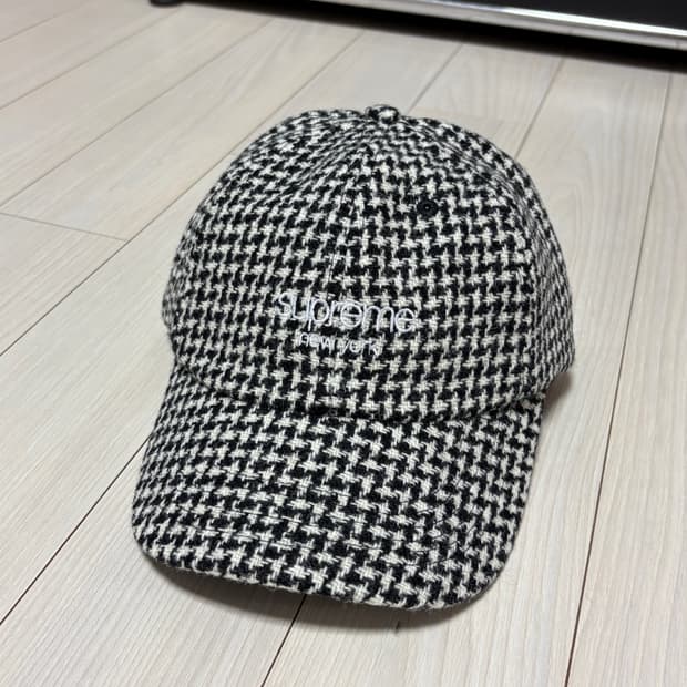 슈프림 24fw 해리스 트위드  6-패널 모자 