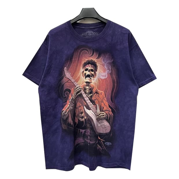 Made in USA 스컬 본 빈티지 반팔티 XL