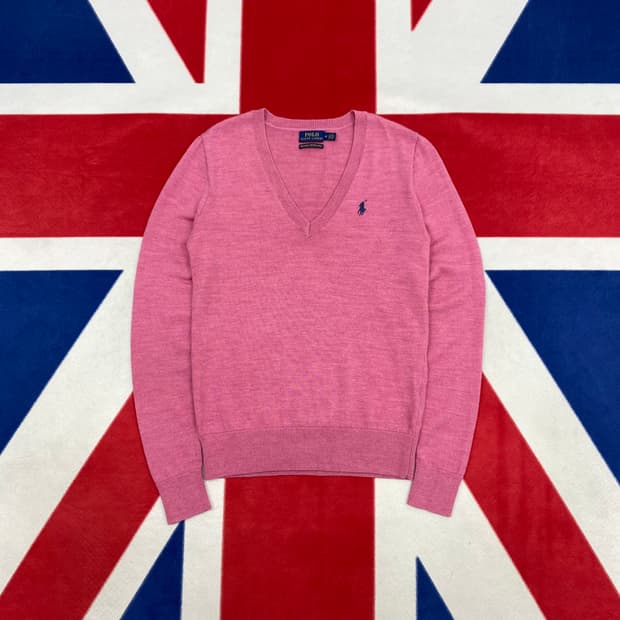 폴로 메리노울 니트 여성 M 