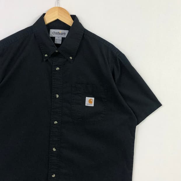 105 칼하트 블랙 워크 셔츠