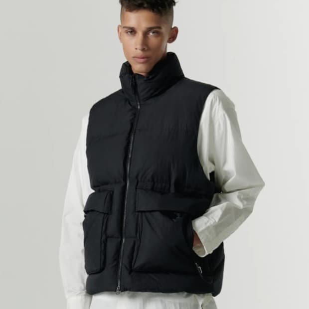 [L] 무신사 스탠다드 무탠다드 시티 레저 다운 베스트 패딩 조끼