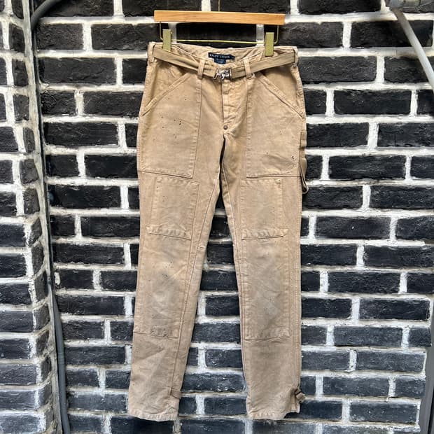 Ralph Lauren 캔버스 벨트 팬츠