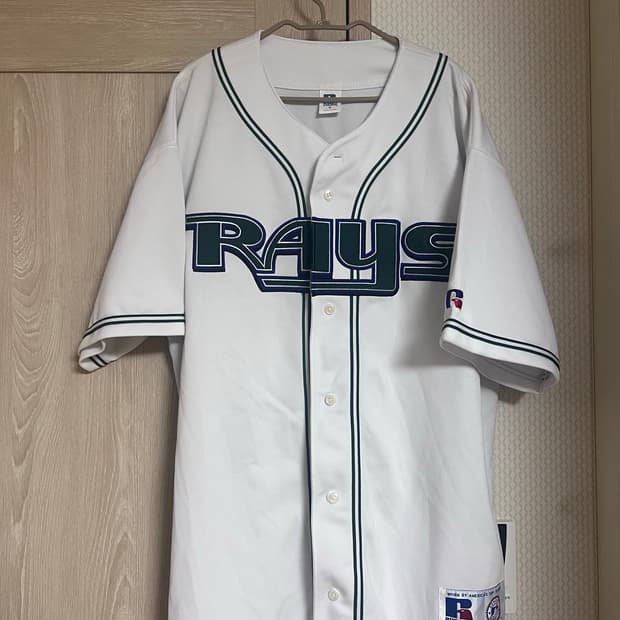 90s 빈티지 올드 러셀 애슬레틱 템파베이 데빌레이스 유니폼 mlb 야구