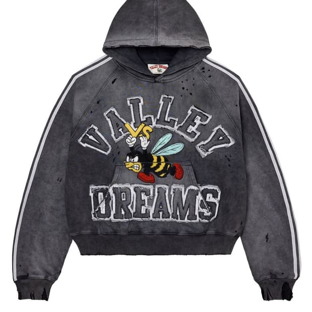 [새상품] Vale Forever 워시드 디스트로이드 후드티 