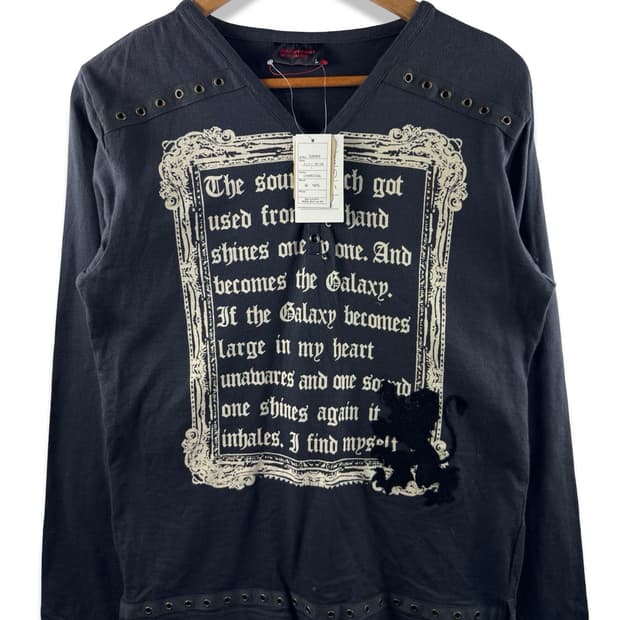 JPN Y2K 레터링 롱슬리브2156