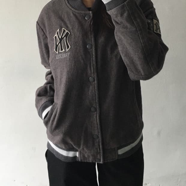 MLB 로고 바시티자켓