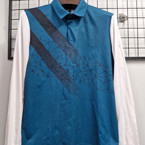 100L 르꼬끄 골프 기능성 긴팔 카라티 