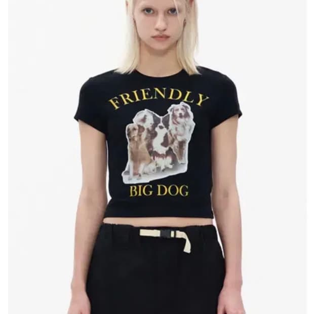 Theopen Product 더오픈프로덕트 빅도그 big dog 크롭티