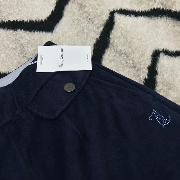 [55]쥬시꾸뛰르 테리 스커트 반바지/다크네이비